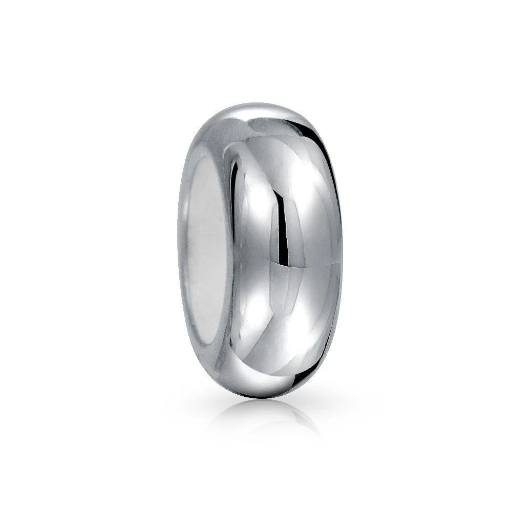 Set of 2 Clasp Spacer Charm Black Rubber Stopper Bead Sterling Silver - Image 4
