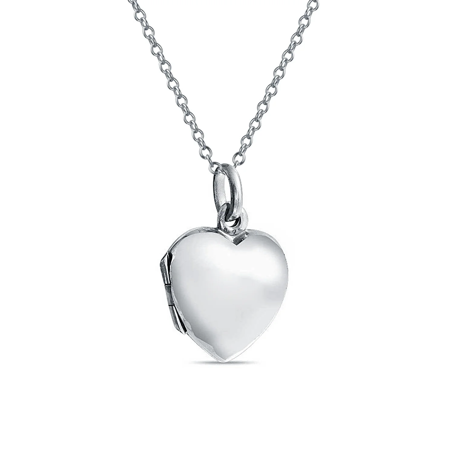 SWEET 16 Locket Necklace for Photos - Heart Flower Design Photo Holder - Image 2