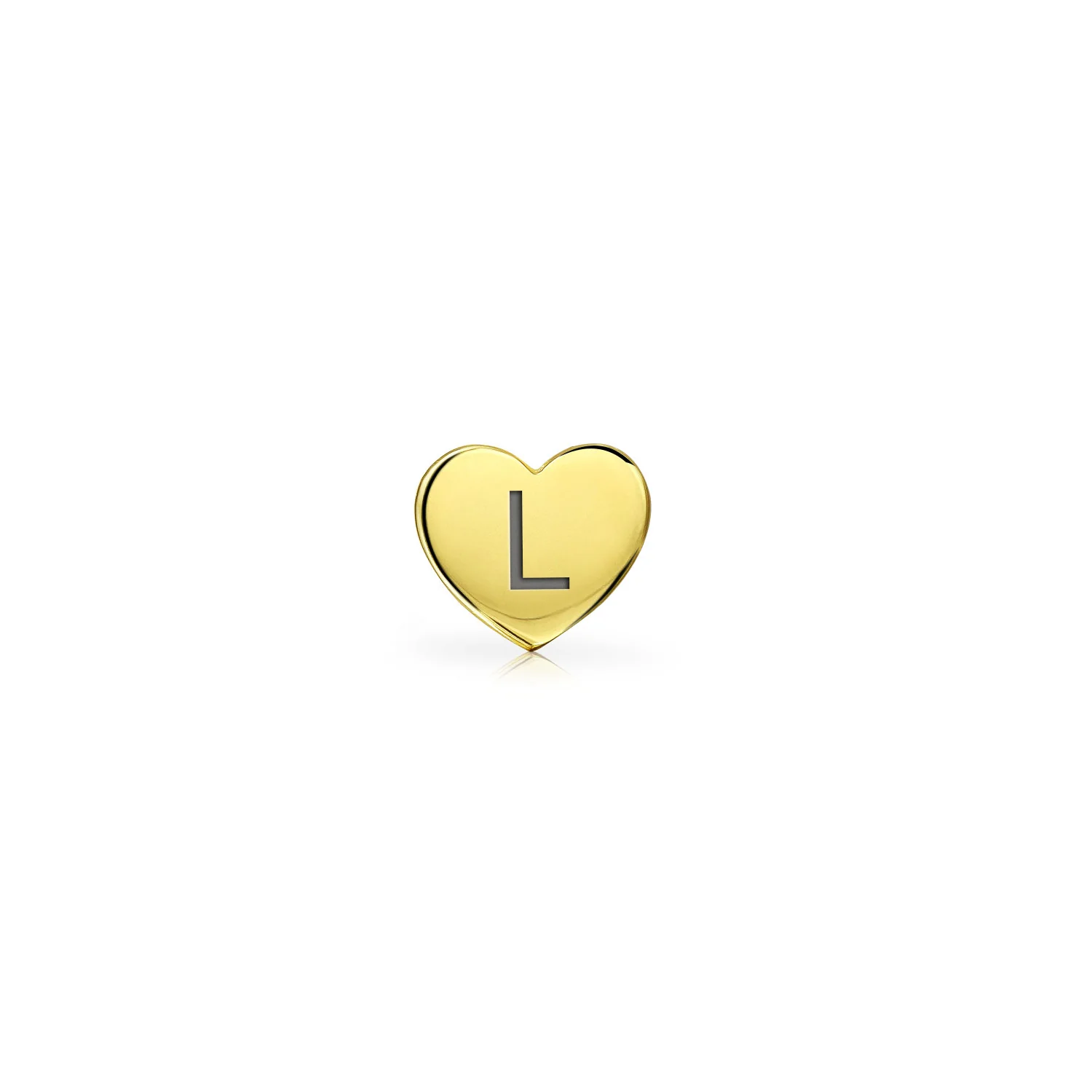 Tiny Minimalist 14K Gold Cartilage Ear Stud Helix Daith Heart Earring Screw Back - Image 40