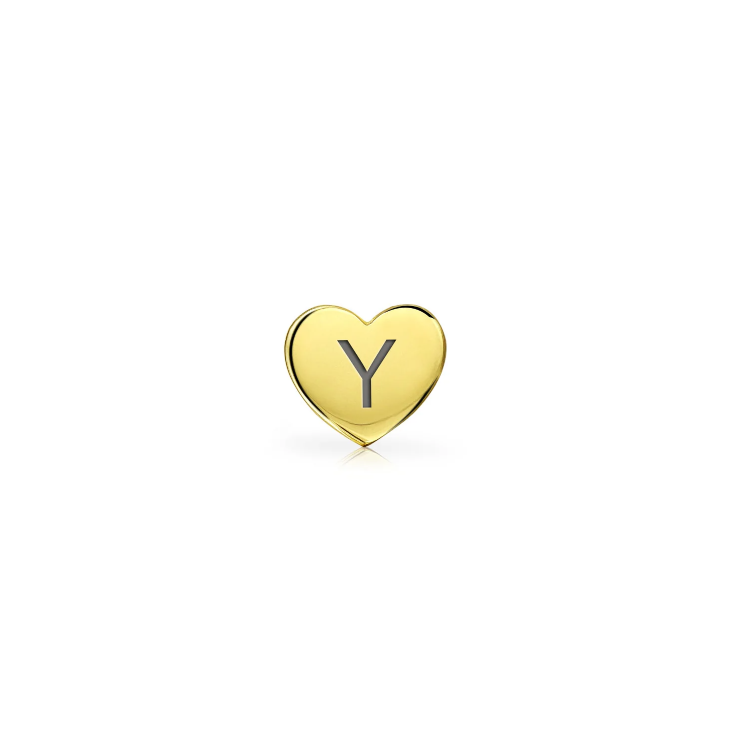 Tiny Minimalist 14K Gold Cartilage Ear Stud Helix Daith Heart Earring Screw Back - Image 53