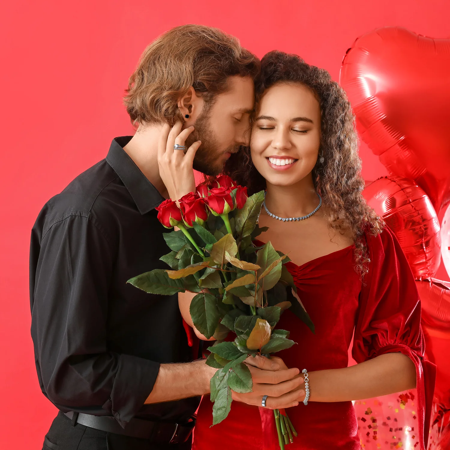 Viking Celtic Love Knot Titanium Wedding Band Rings 7MM Matte Finish Comfort Fit - Image 3