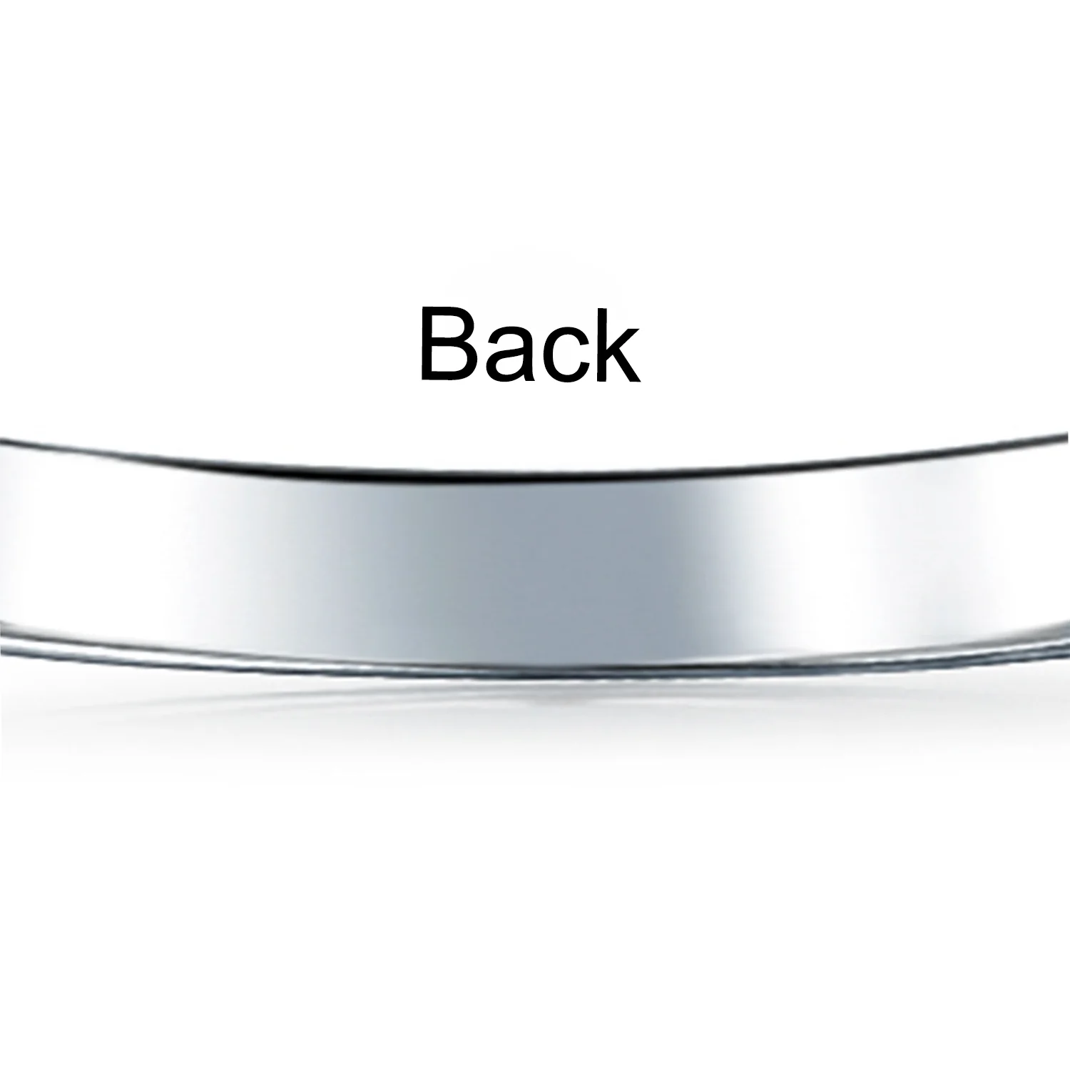 Blank Identification ID Bracelet 6.5 MM Figaro Chain Link .925 Sterling Silver 8 Inch - Image 6