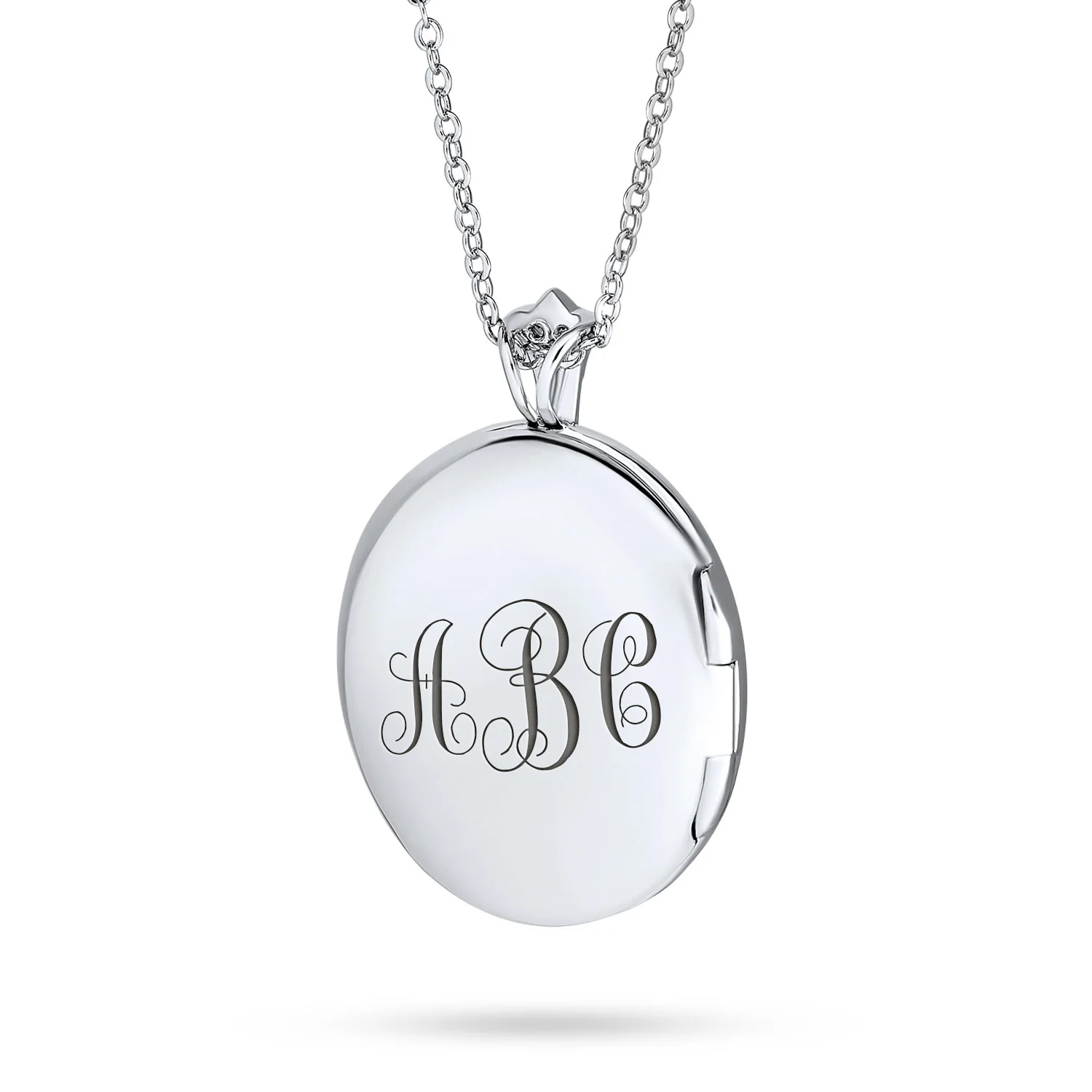 Victorian Style Filigree Perfume Diffuser Locket Necklace Silver Plated - Image 4