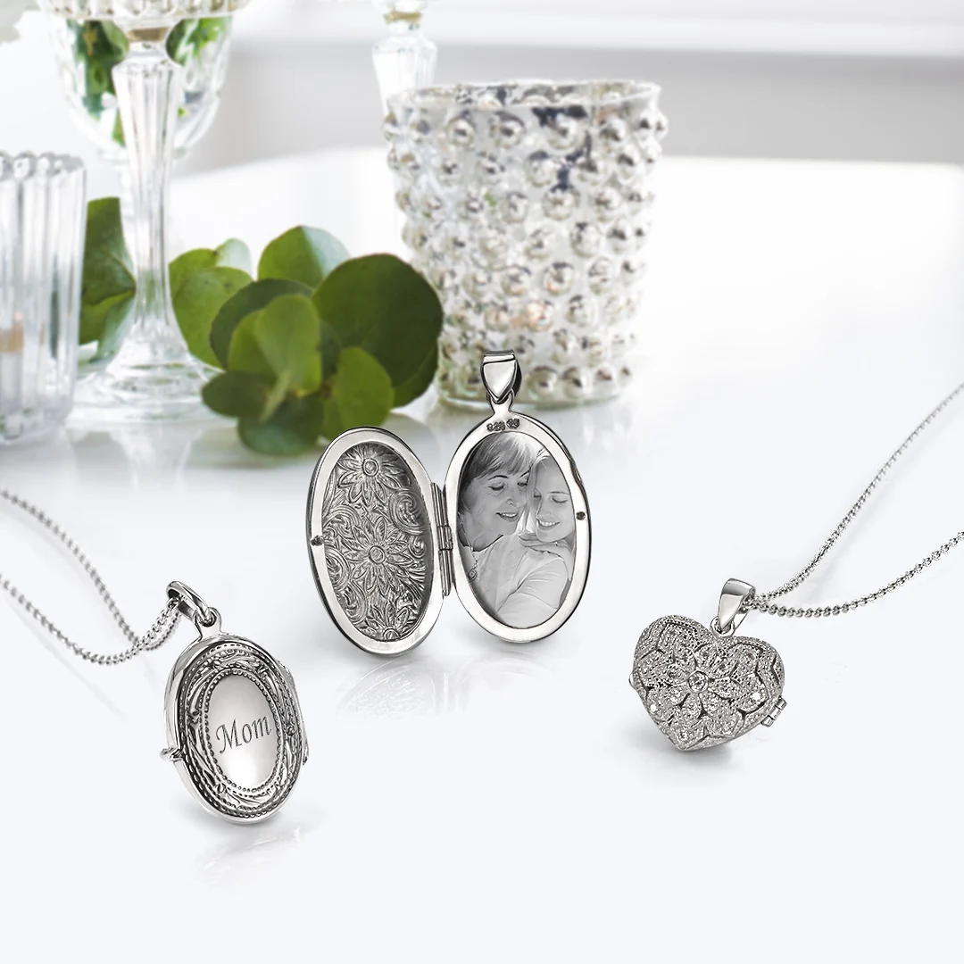 Filigree Flower Aromatherapy or Diffuser Keepsake Photo Heart Shape Locket Pendant Necklace Sterling Silver - Image 6