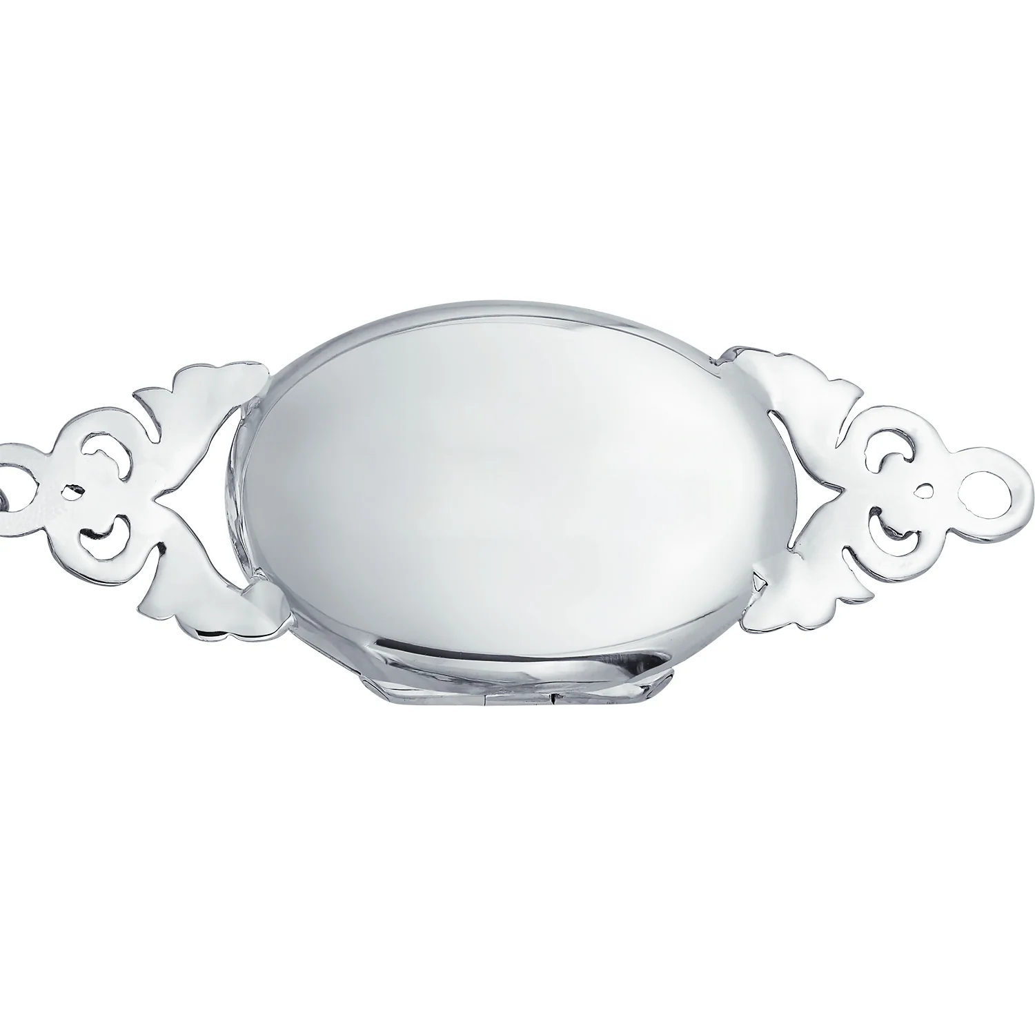 Vintage Bangle Bracelet Locket Photos Sterling Silver - Image 3