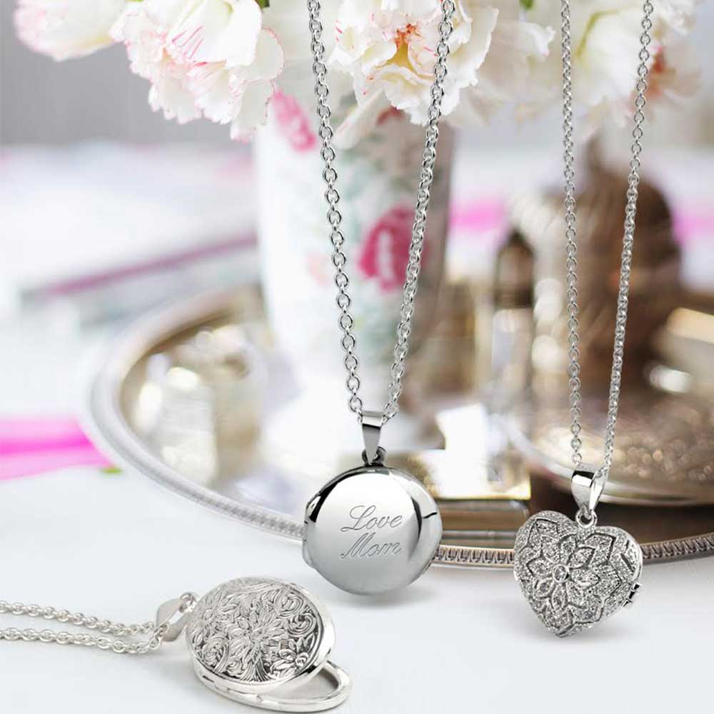 Vintage Sunflower Photo Oval Sterling Silver Locket Necklace - Image 7